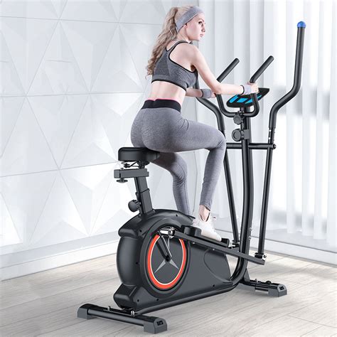 Magnetic Elliptical Bike,SKONYON Elliptical Machine,With seat Device H ...