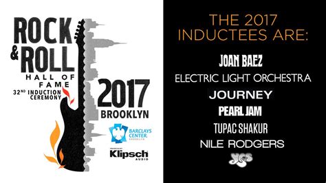 THE ROCK & ROLL HALL OF FAME ANNOUNCES 2017 INDUCTEES