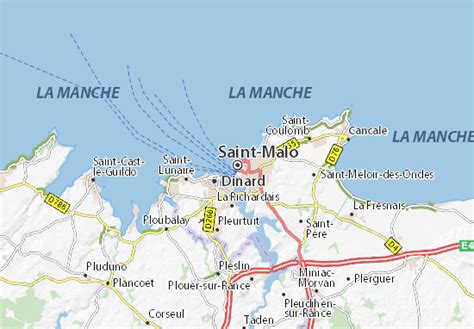 MICHELIN Saint-Malo map - ViaMichelin