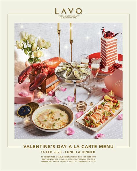 Valentine’s Day Menu | LAVO Singapore