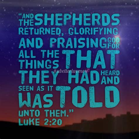 Luke 2:20 | Luke 2, Luke, God