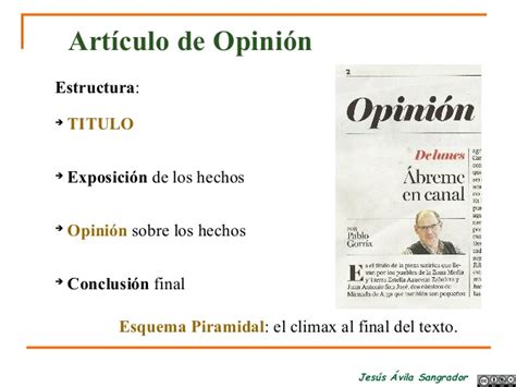 Ejemplo De Como Hacer Un Articulo De Opinion – Nuevo Ejemplo