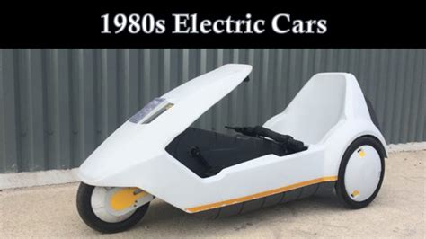 Before Tesla... 1980s Electric Cars | Electric cars, Hot rods cars muscle, Electricity