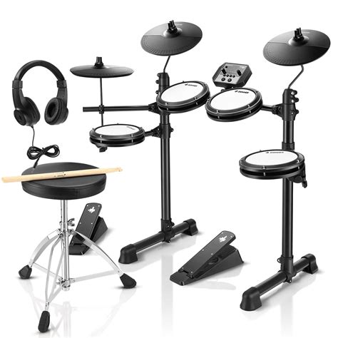 Donner Electric Drum Set, Electronic Drum Kit for Beginner with 180 ...