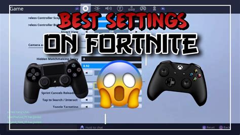 Best Settings On Fortnite PS4 + XBOX | Controller Binds | Never Miss Again..! - YouTube