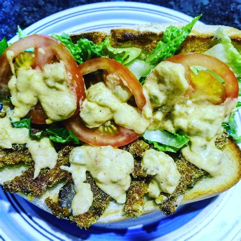 Vegan Po' Boy Sandwich