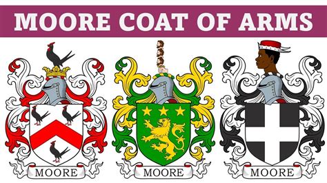 Moore Coat of Arms & Family Crest - Symbols, Bearers, History - YouTube