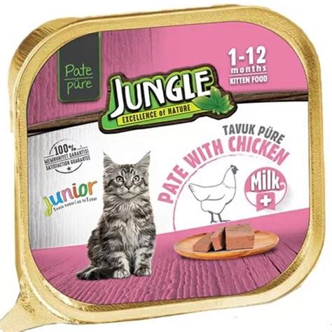 Jungle Junior Cat Food Pate Wet Chicken 100gm At Best Price In ...