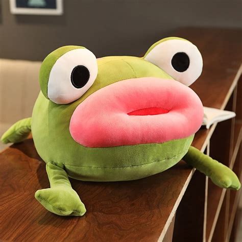 35-55CM new big lips frog stuffed animal plush toy doll | Etsy