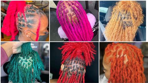 Colorful Dreadlocks Hairstyles For Black Women// #dreadlocks # ...