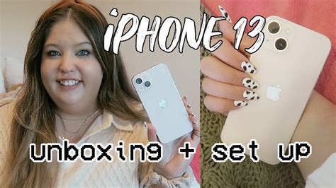 iPhone 13 pink unboxing + set up - YouTube