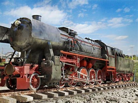 BR-52 Kriegslok Steam Locomotive Engine 3D | CGTrader