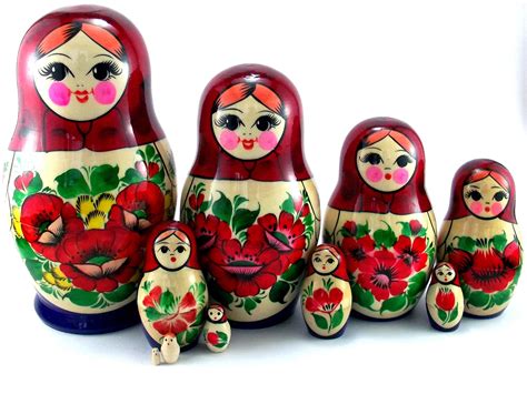 Excited to share the latest addition to my #etsy shop: Nesting Dolls 10 pcs Russian Matryoshka ...