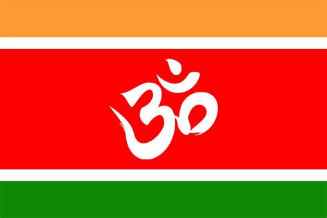 Hindu Indian Flag : r/vexillology