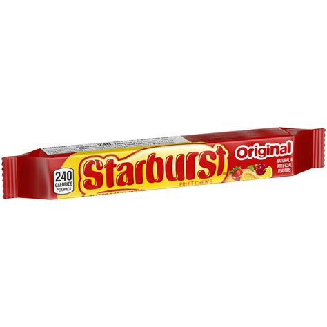 Starburst Original Fruit Chews Candy Single Pack, 2.07 Oz - Walmart.com ...