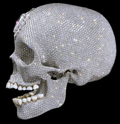 Glitter skull | Damien hirst, Hirst, Skull art