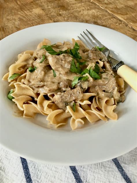 Classic Beef Stroganoff ⋆ 100 Days of Real Food