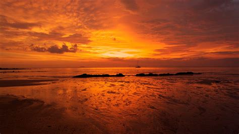 Orange Sunset Wallpapers - Top Free Orange Sunset Backgrounds - WallpaperAccess