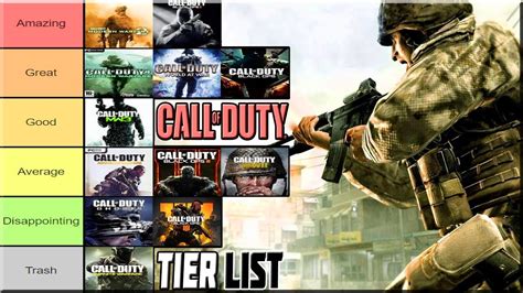 CALL OF DUTY GAMES RANKED BEST TO WORST! - DEFINITIVE COD TIER LIST ...