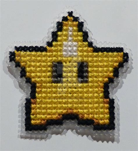 Mario - Power Star by Makibird-Stitching on DeviantArt