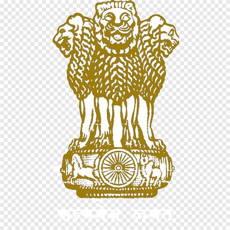 Lion Capital of Ashoka Sarnath State Emblem of India Nationella symboler för Indien, symbol ...