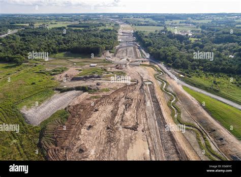 Highway 407 East Construction in 2014 Stock Photo - Alamy