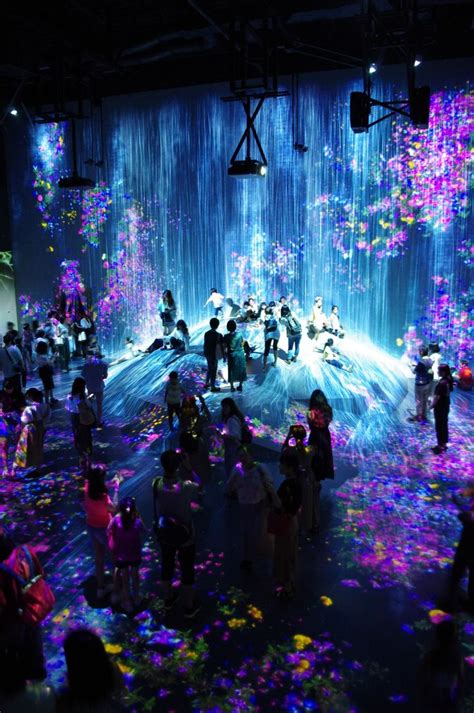 EPSON teamLab★Borderless #teamLab #Borderless | インタラクティブアート, 世界 旅行, 映像演出