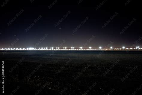 stadium lights at night Stock Photo | Adobe Stock