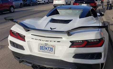 [SPIED] 2023 Corvette Z06 Convertible in Arctic White - Corvette: Sales ...