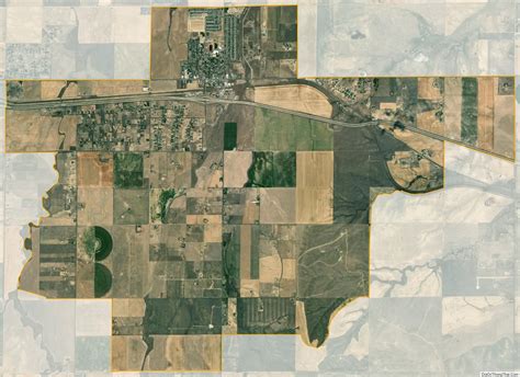 Map of Strasburg CDP, Colorado