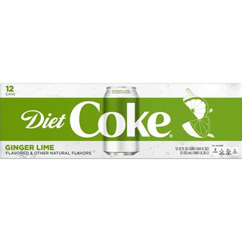 Diet Coke Ginger Lime Cola 12 Pack | Hy-Vee Aisles Online Grocery Shopping