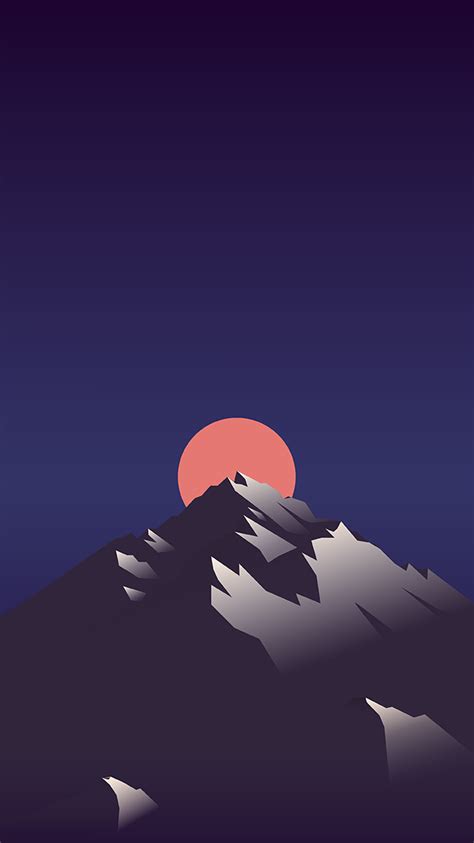 Free Flat Mountain Mobile Wallpaper | Android Mobile Apps