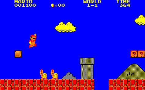 Screenshot of Super Mario Bros. Special (PC-88, 1986) - MobyGames