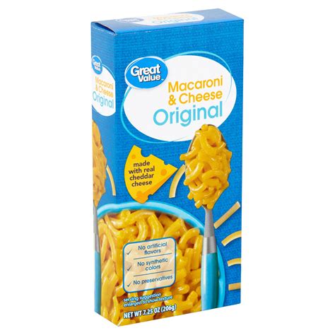 Walmart Great Value Original Macaroni & Cheese, 7.25 oz - Walmart Business