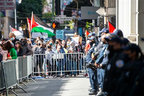 Pro-Palestinian Demonstrators Rally at SF's Israeli Consulate in Lead ...