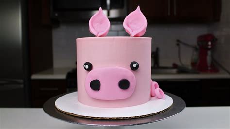 Easy Baby Pig Cake I CHELSWEETS - YouTube