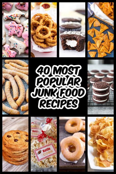 40 Most Popular Junk Food Recipes - Recipes For Holidays