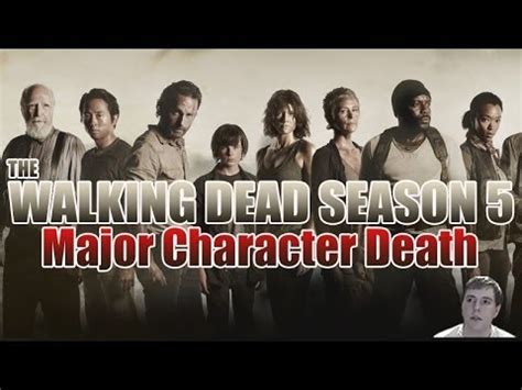 The Walking Dead Season 5 - First Major Character Death Rumored! - YouTube