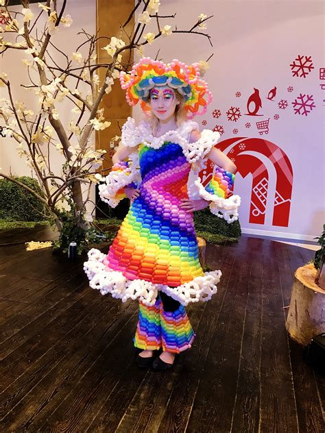 Rainbow Balloon costumes - Balloon Dress