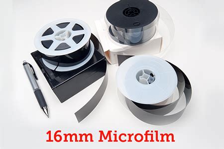 Types of Microfilm | Secure7 Digital