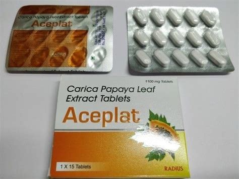 Carica Papaya Leaf Extract Tablets Age Group: For Adults at Best Price ...