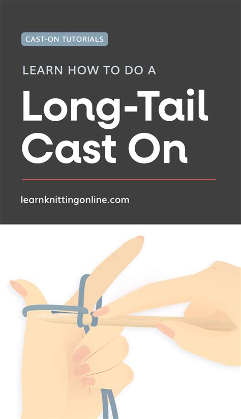 Learn How To Do A Long-Tail Cast On [FREE Knitting Tutorial] | LKO