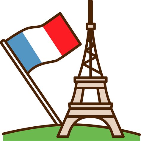 french flag - Clip Art Library