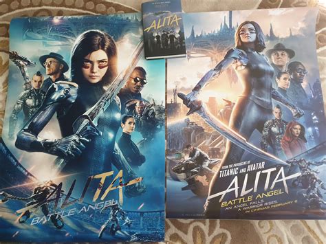 Finally got my favorite ABA poster and the official poster. I love them so much. : alitabattleangel