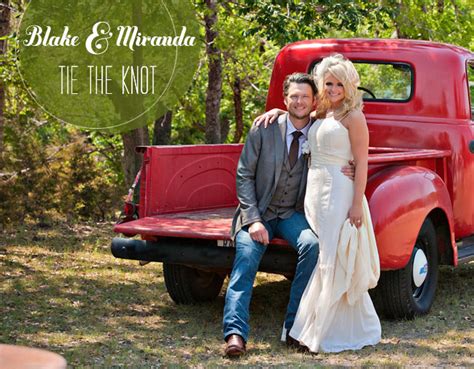 Miranda Lambert and Blake Shelton Wedding photos