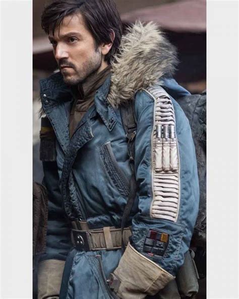 Star Wars Rogue One Captain Cassian Andor Parka Jacket