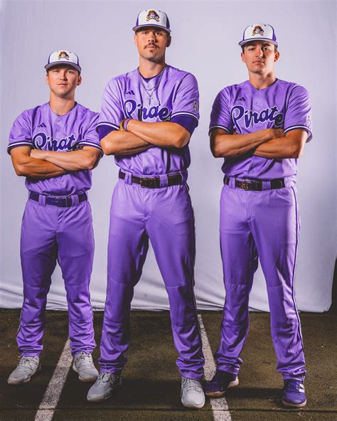 ECU Baseball Powder Purple Uniform — UNISWAG