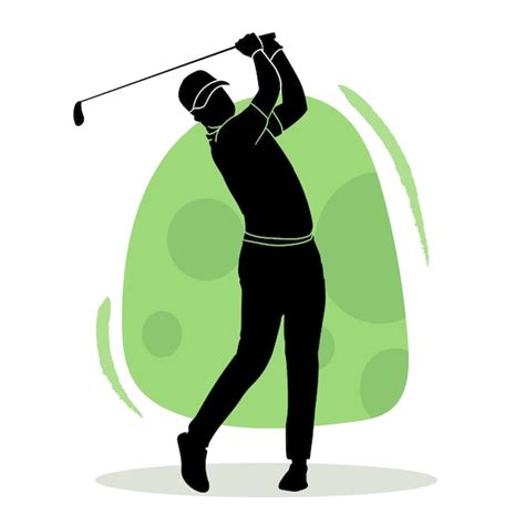 Golf Swing Clipart