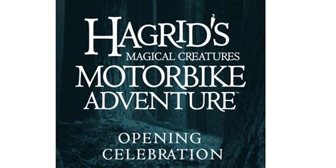 Hagrid's Magical Creatures Motorbike Adventure Opening Ceremony