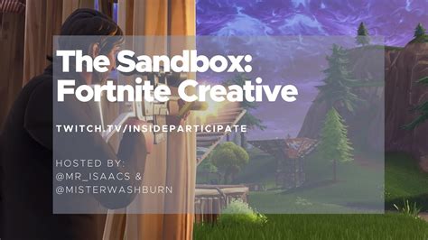 The Sandbox: Fortnite Friday! Touring Fortnite Creative builds - YouTube